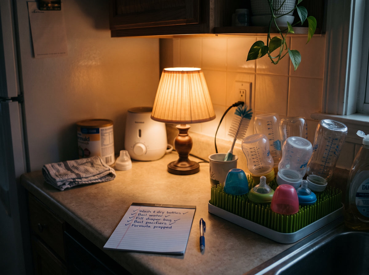 How to Set Up a Simple Night Bottle Station