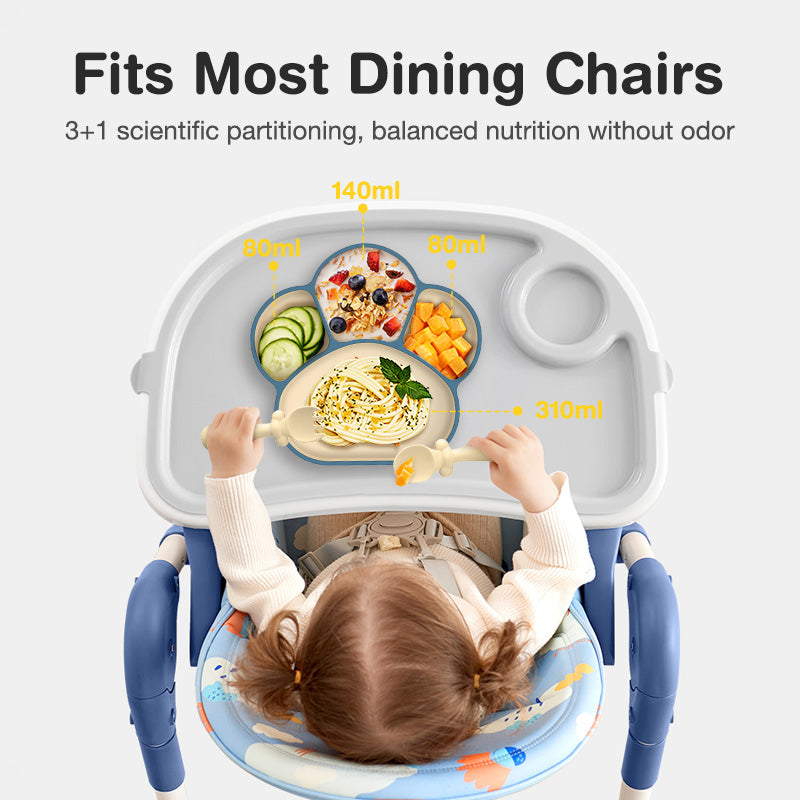 Silicone Baby Tableware 5 piece Set - BT05