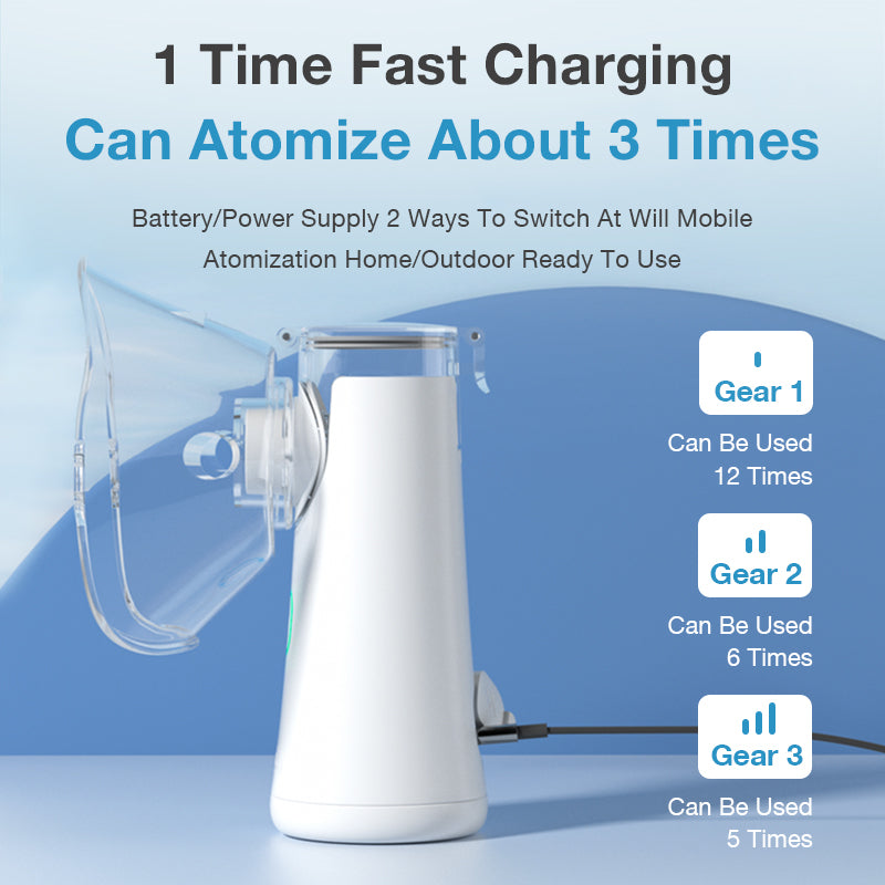 3 Gear Atomized Particles Handheld Nebulizer - N8